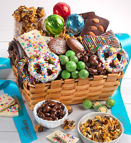 Simply Chocolate® Birthday Sweets Basket